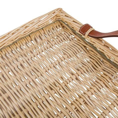 hermes tray wicker price|kathy hilton hermes tray.